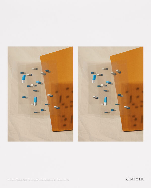 Kinfolk x Alium, Aaron Tilley - Spot The Difference